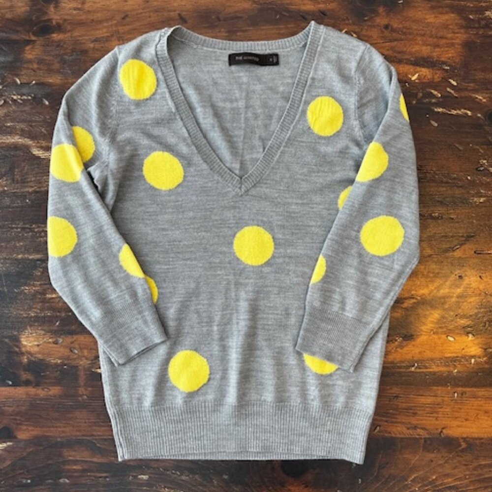The Limited 3/4 Sleeve V-Neck Sweater